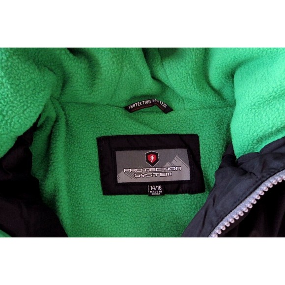 NWT Protection System Boys Hooded Fleece Lined Jacket Water Resistant Size 14/16 - Picture 4 of 9